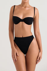 Black Underwired Bikini Top