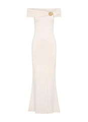 Illusion Maxi Dress - Ivory