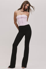 Pink Stretch Corset Top