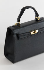 Hera Bag - Top Handle Crossbody Bag in Black