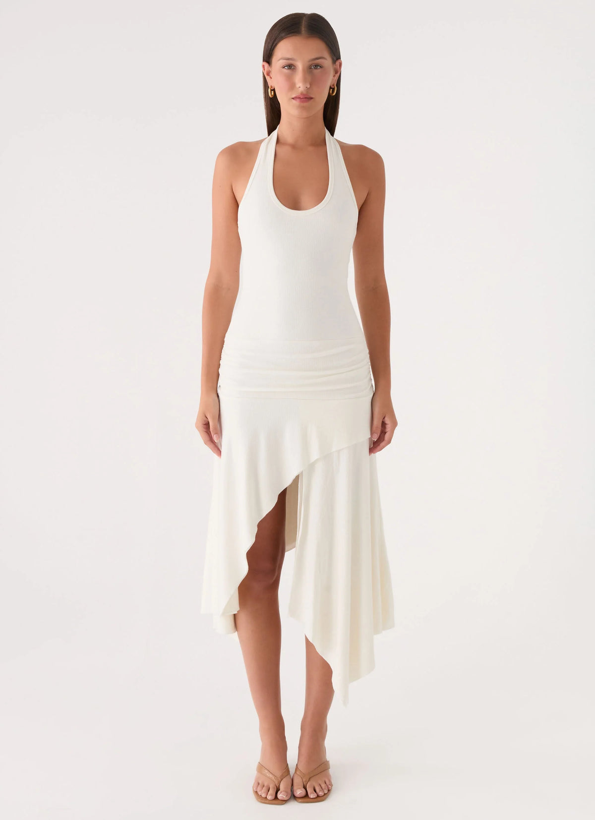 Alise Midi Dress - White