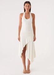 Alise Midi Dress - White