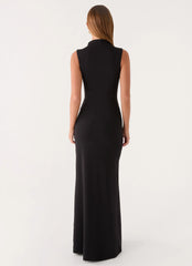 On My Time Maxi Dress - Black