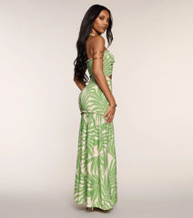 Coconut Coast Cutout Maxi Dress