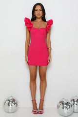 Homecoming Star Mini Dress Pink