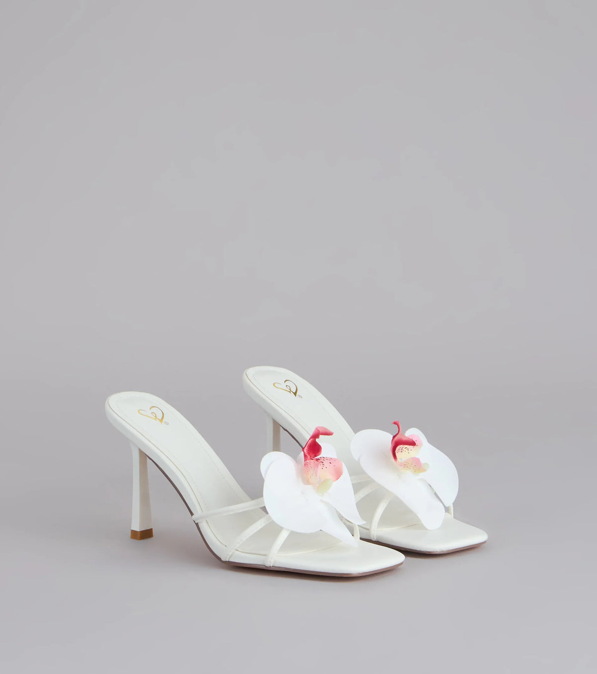 Vacay Mindset Tropical Flower Heels