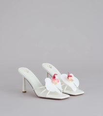 Vacay Mindset Tropical Flower Heels