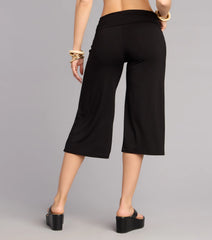 Effortlessly Cool Knit Gaucho Pants