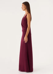 Sunset Edit Maxi Dress - Berry Kiss