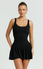 Lioness - Field of Dreams Mini Dress - In Onyx