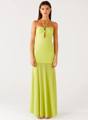 Claria Maxi Dress - Lime