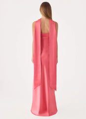 Hush Maxi Dress - Coral Red