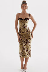 Floral Print Midi Dress