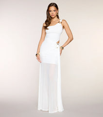 Layton Mesh One Shoulder Mermaid Formal Dress