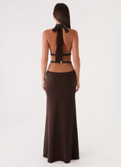 Kendrah Maxi Dress - Chocolate